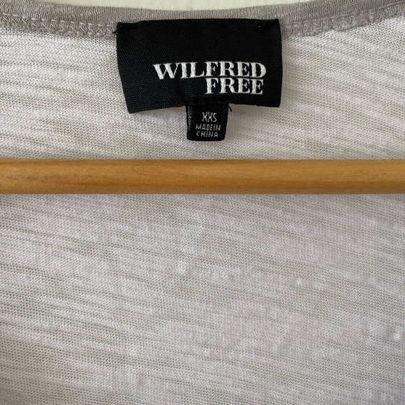 ✨ Aritzia Wilfred Free Lightweight Gray Raglan Baseball Tee XXS ✨ - Picture 8 of 9